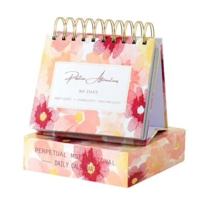 Image of Motivational &amp; Inspirational Calendar,2024 Flip Over 365 Days Affirmation Calendar, Daily Calendar with Quotes,Inspirational Standing Calendar,Positive Affirmations