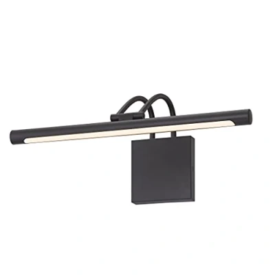 Image of Westinghouse Lighting 75016 43 cm, 15 Watt Hardwire Adjustable Dimmable LED Picture Light, Matte Black Finish, 3000K