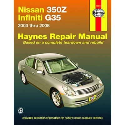 Image of Nissan 350Z &amp; Infiniti G35 (2003 2008) Haynes Repair Manual (USA) (Paperback)