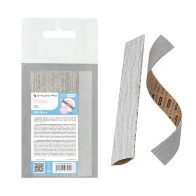 Image of STALEKS PRO Refill Disposable Papmam Files for Straight Base SMART Eco Friendly Paper 50 Count (180 Grit)