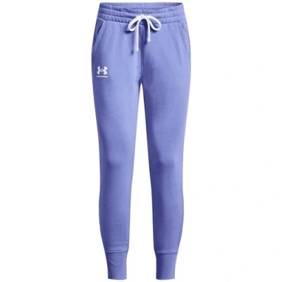Image of Under Armour Womens Rival Fleece Joggers Blue L