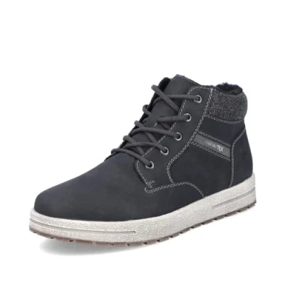 Image of Rieker Men lace up Shoes 30741, Men&#039;s Casual Shoes,Trainer,Sneakers,Water Repellent,riekerTEX,Street Shoe,Laces,Black (Schwarz / 00),41 EU 7.5 UK