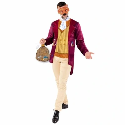 Image of Amscan 9916247 Men&#039;s Official Roald Dahl Fantastic Mr Fox Adults World Book Day Costume Size: Large