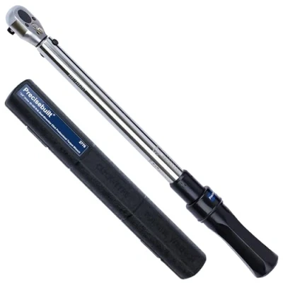 Image of Precisebuilt 3/8&quot; Drive 10 100 ft lb (16.9 138.9 Nm) Dual Direction Click Professional Torque Wrench