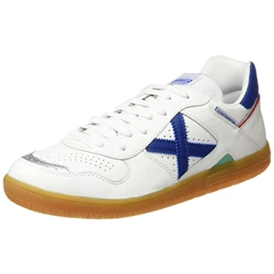 Image of Munich Unisex Kid&#039;s Gresca S Fitness Shoes, White, 4 UK