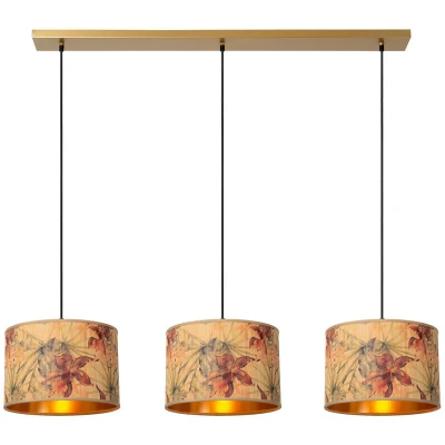 Image of Tanselle Retro Pendant light 3xE27 Multicolor