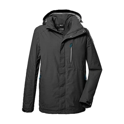 Image of Killtec Men&#039;s Kos 256 Mn Jckt_carleb Functional Jacket/Outdoor Jacket with Removable Hood