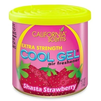 Image of California Scents CG4 1212 MC Cool Gel 4.5oz Shasta Air Freshener, Aroma Strawberry