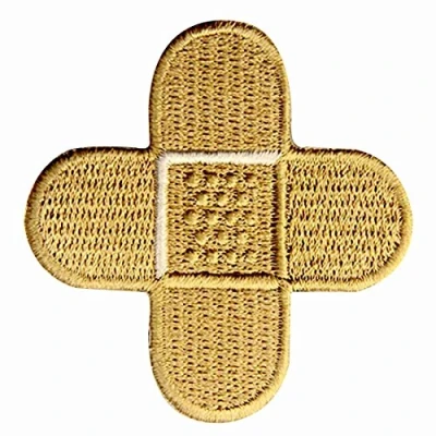Image of Bandage Embroidered Applique Iron On Sew Patch