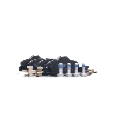 Image of 34216861641, 34216871299, 6861641, 6871299 brake pad set TRW GDB2088 prepared for wear indicator with caliper screws accessories