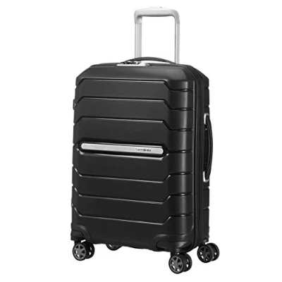 Image of Samsonite Flux Spinner S Expandable Hand Luggage, 55 cm, 44 L, Black