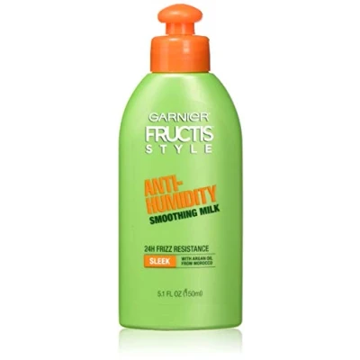 Image of Garnier Fructis Style Smoothing Milk, Strong, 5.1 Ounce Bottle (Pack of 3) by