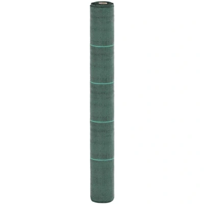 Image of vidaXL Weed Membrane Green 1x25 m PP