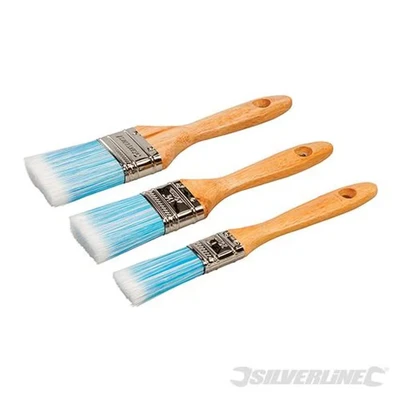 Image of Silverline Synthetic Brush Set 5pce 19, 25, 40, 50 &amp; 75mm