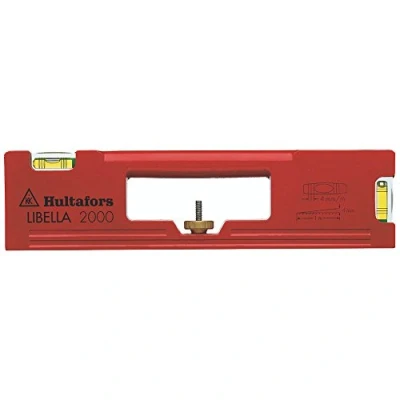 Image of Hultafors 407001 Aluminum &quot;Libella 2000&quot; Spirit Level Red