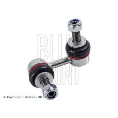 Image of 20470XA010 Anti roll bar link BLUE PRINT ADS78509 Rear Axle Left 93mm M12 x 1,25 with nuts Steel silver