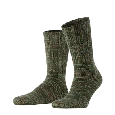 Image of FALKE Men&#039;s Brooklyn M So Cotton Plain 1 Pair Socks, Brown Tan 5888, 8.5 11