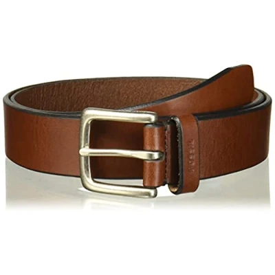 Image of Fossil Men&#039;s Brown Leather Belt, Joe Brown, 38