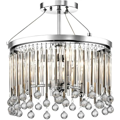 Image of Kichler Piper Ceiling Light Polished Chrome