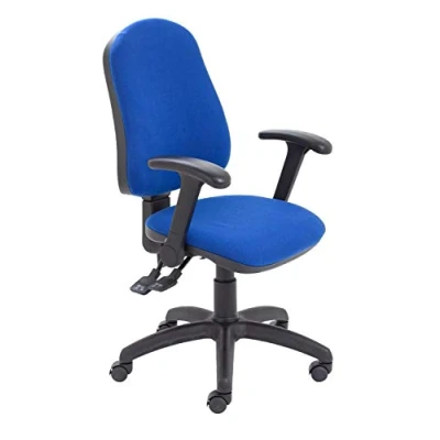 Image of Office Hippo High Back Desk Chair, Ergonomic Home &amp; Chair With Height Adjustable Seat , Backrest Flip Up Arms, Lumbar Support For Extra Comfort, Computer Royal Blue