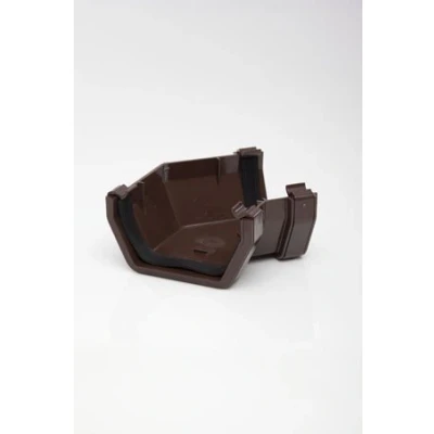 Image of POLYPIPE RS204 Brown 135 Degree Angle for 112 x 65mm Square guttering System