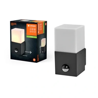 Image of LEDVANCE outdoor wall lamp Endura Classic Figo Square, sensor