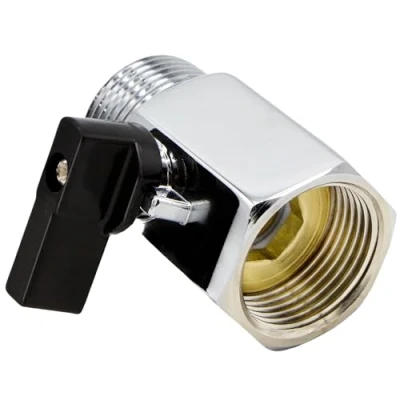 Image of Variosan Mini Ball Valve Female x Male Thread Chrome