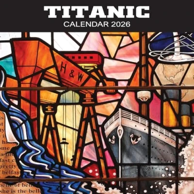 Image of 2026 Northern Ireland Calendar: Titanic Square Wall Calendar Month to View 12 Months