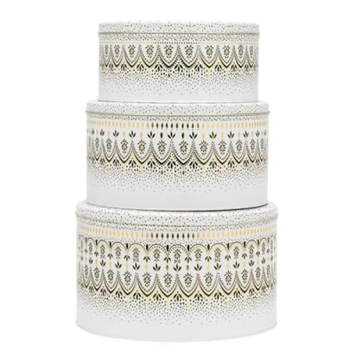 Image of Sara Miller Artisanne Noir Set of 3 Cake Tins