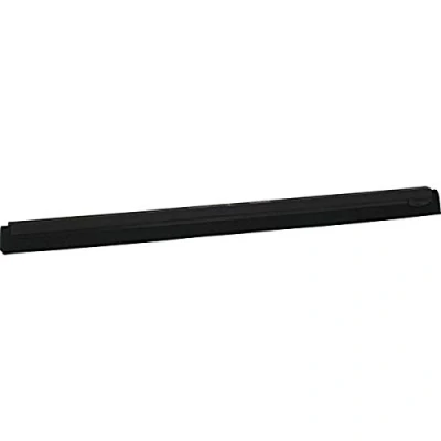Image of Vikan 77759 Foam Rubber Double Squeegee Blade, 28&quot;, Black