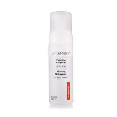 Image of Dr Sebagh Foaming Cleanser for all Skin types Removes make up and impurities Tones tightens pores Gentle Facial Cleansing Radiant 150 ml
