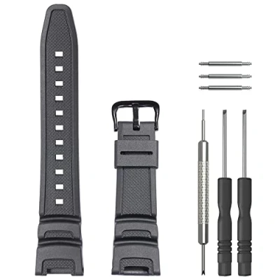 Image of Resin Replacement strap Compatible with Casio SGW 100 Twin Sensor Men&#039;s Waterproof sport watch band Bracelet