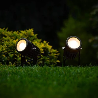 Image of SolarCentre® Atlas Solar Powered Outdoor Spotlights (Set of 2)