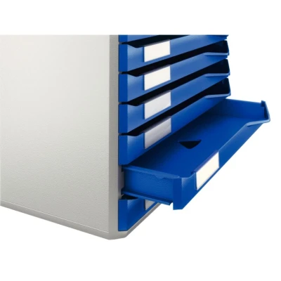 Image of Leitz 52810035 10 A4 Drawer Cabinet, Organiser, Form Set, Blue