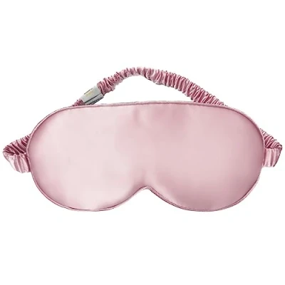 Image of Sleep Mask,Silk Eye Mask for Sleeping Women/Men/Girls,19 Momme Both Sides 100% Pure Mulberry Silk Blackout Anti Allergy Blindfold with Elastic Strap Night,Travel,Nap,Meditation (Pink)