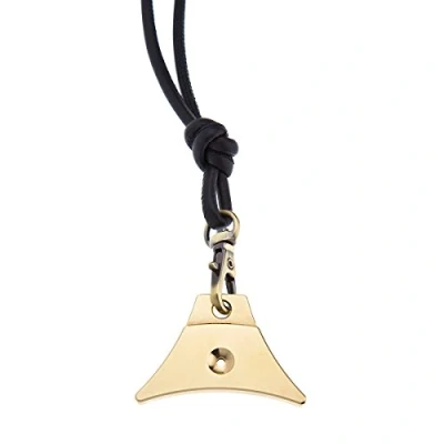 Image of Logan Supreme Brass Sheepdog Whistle (Whistle &amp; lamb nappa leather lanyard)