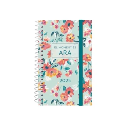 Image of Finocam Spiral Agenda Design Collection 2025 Week to View Horizontal January December (12 months) Now Catalan