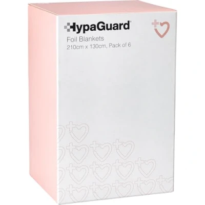 Image of Safety First Aid Group HypaGuard Foil Survival Blanket (Pack of 6)