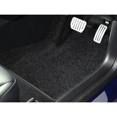 Image of Car Mat Set Compatible With Citroen C5 Aircross (2019 date) Ultimate Carpet Mats In Black, Super, Super Hard Wearing, Non Slip