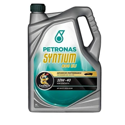 Image of Petronas Lubricants 18165015 Syntium 1000 10W40 Synthetic Motor Oil, 5L Volume