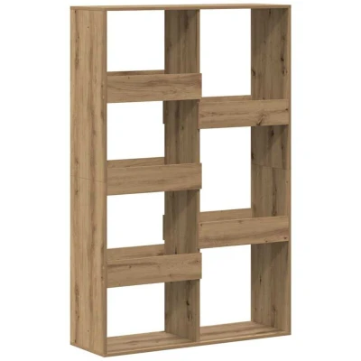 Image of vidaXL Bookcase Artisan Oak 100x33x155.5 cm Engineered Wood