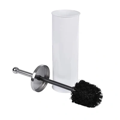 Image of Douceur d &#039;Intérieur Metal Toilet Brush 9.5 x 26.5 cm White 6ASB221BC