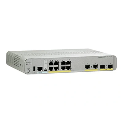 Image of Cisco Catalyst 2960CX 8TC L Network Switch, 8 Gigabit Ethernet Ports, two 1 G SFP and Copper Uplinks, Enhanced Limited (WS C2960CX L)
