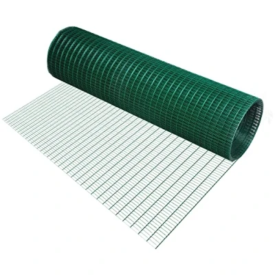 Image of PVC Coated Welded Wire Mesh Chicken Poultry Aviary Fence Run Hutch Pet Rabbit