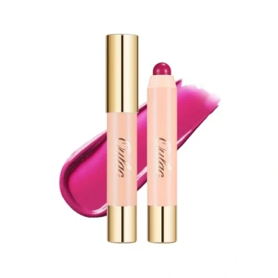 Image of Oulac Blush Stick Lipstick and Duo, Blushes for Cheeks, Moisturising Nourishing, Glossy Finish, Vegan, Blackcurrant Jelly(05)