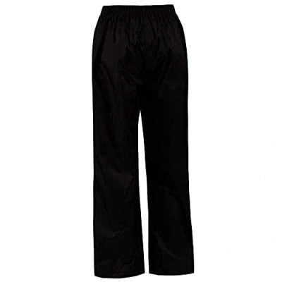 Image of Regatta Professional Kids Packaway Waterproof Trousers Black