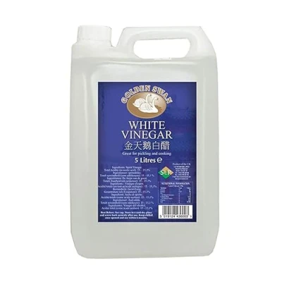 Image of Golden Swan UK Distilled White Vinegar 5L Premium Cleaning, Pickling, Marinating &amp; Cooking Solution Pure Versatile (1 Pack)