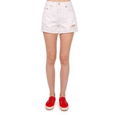 Image of Levi&#039;s Womens 501 OG Denim Shorts Everything Fine 29W / 30L Off White