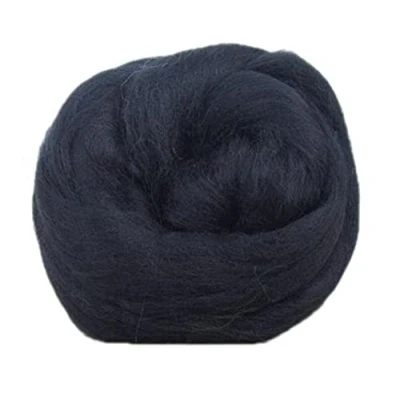 Image of Raven Merino Felting Wool for Needle/Wet &amp; Spinning. 25 100 GMS (25 GMS)