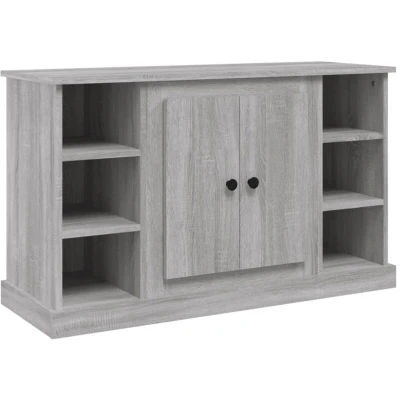 Image of vidaXL Sideboard Grey Sonoma 100x35.5x60 cm Engineered Wood